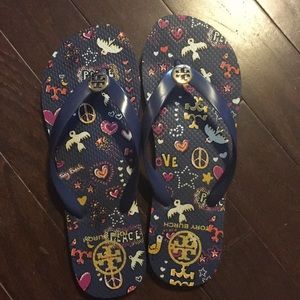 Tory Burch PVC flip flops